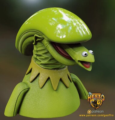 Kermit the XenoMorph - image1